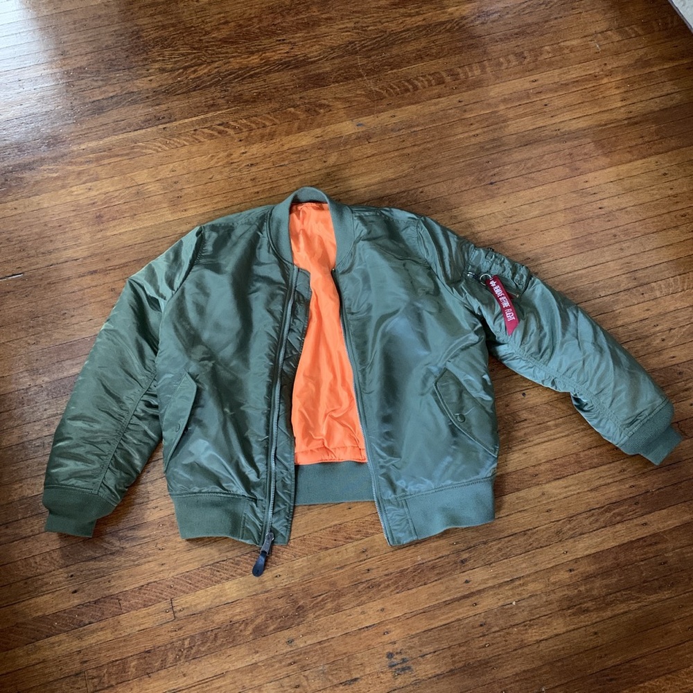 Alpha industries bomber jacket three XL slim fit